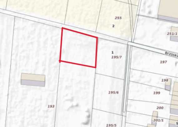 Działka budowlana ul. Brzoskwiniowa