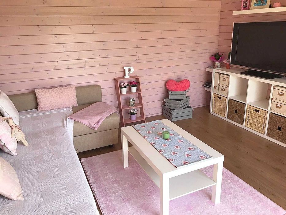 Casa de Madeira 4x4 de parede de 40mm - Modelo AINO