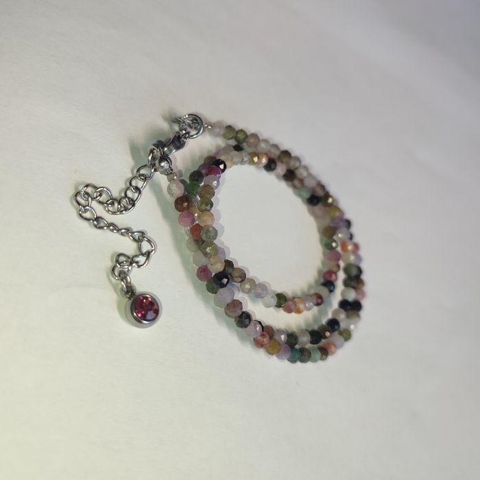 Чокеры из турмалина, аквамарина, рутилового кварца (волосатик)