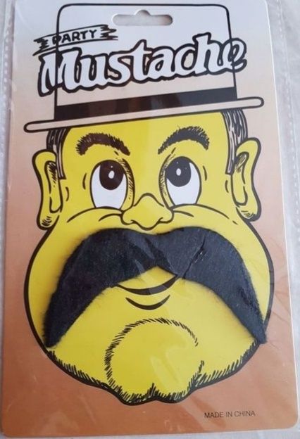 Вуса накладні, штучні, реквізит, 7 шт, 1шт/45грн