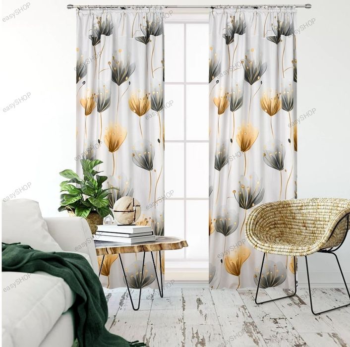 ‼️ WYPRZEDAŻ ‼️ 2 zasłony 250x145 z mikrofibry