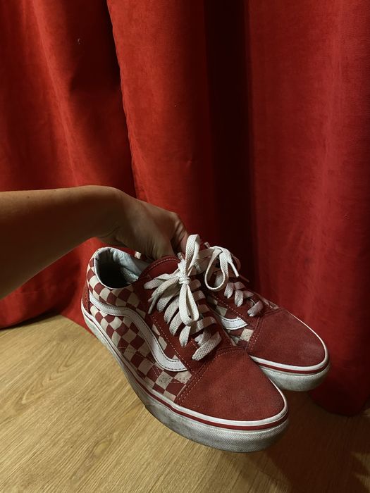Vans old skool в клетку