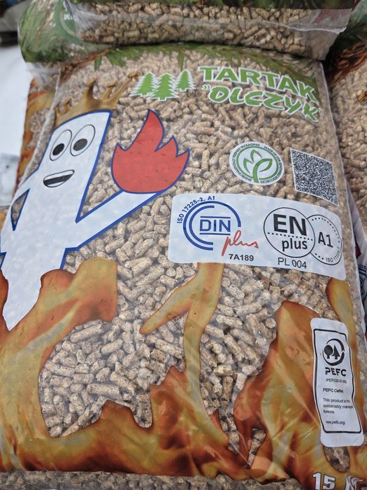 Oryginalny Pellet OLCZYK A1 ENplus – Dostępny OD RĘKI!
