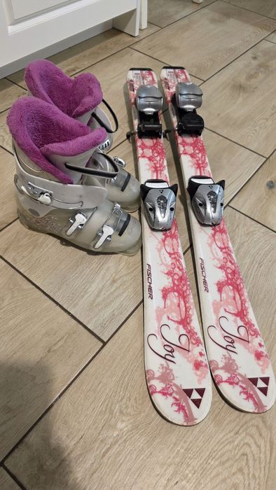 Zestaw narty Fischer i buty Lange 20-20.5 cm.