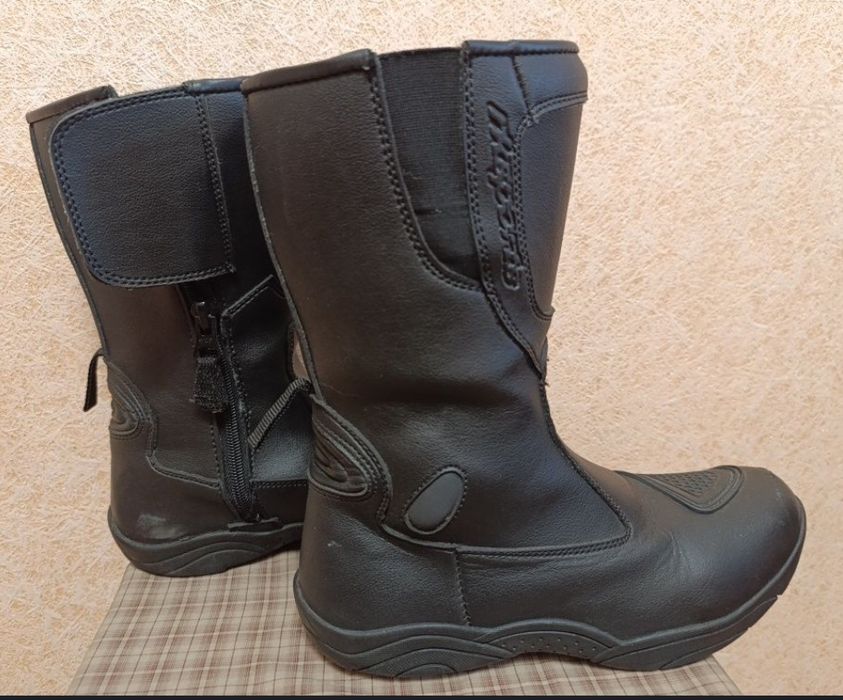 (р39)  Мотоботи RKsports, шкіра,
