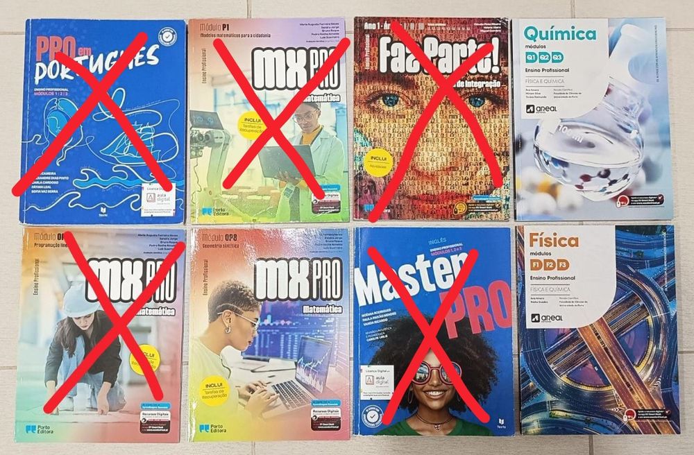 Pack de 3 Livros – 1.º Ano Técnico de Gestão e Programação de Sistemas Informáticos