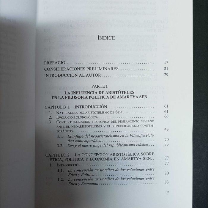 Raíces Intelectuales de Amartya Sen y Aristóteles, Adam Smith e Marx