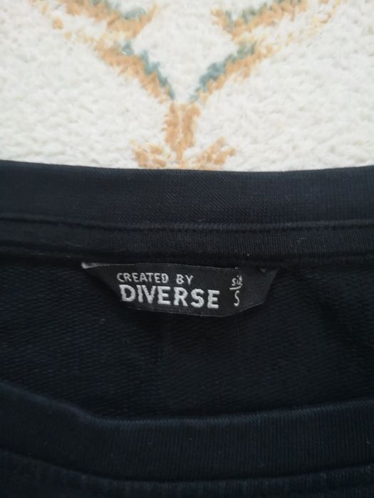 Czarna bluza dresowa: DIVERSE - rozm.S /M