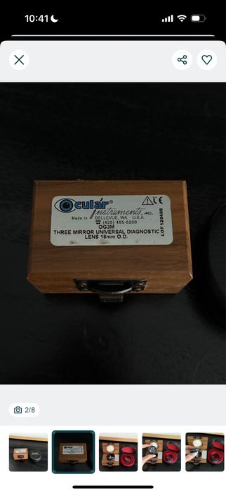 Lente de 3 Espelhos – Ocular Instruments – Excelente Estado