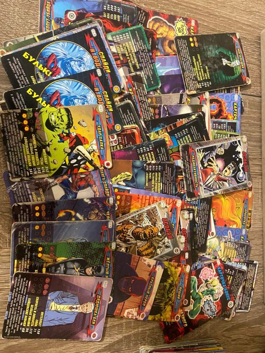 Карточки человек паук 216 штук