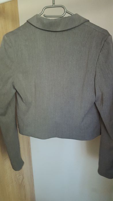 Marynarka żakiet H&M szary klasyczny 36/S