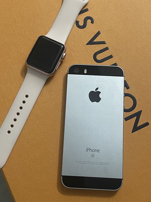 Iphone se + apple watch 2 rose gold