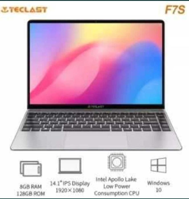 Ноутбук Teclast F7s -Intel Apollo Lake N3350, 14.1"
