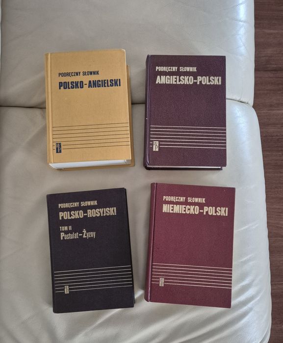 podręczny słownik polsko-angielski rosyjski niemiecki Wiedza Powszechn