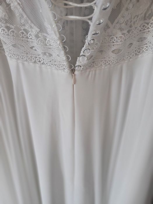 Suknia ślubna muślinowa