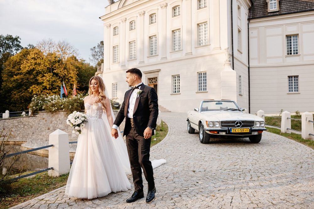 Najpiękniejszy Mercedes SL cabrio do ślubu sesji! Auto prowadzisz sam!