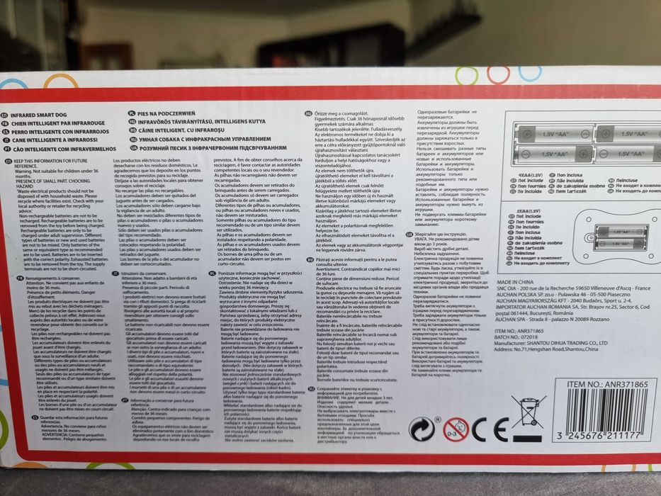 Cão "Inteligente" com comando infravermelhos