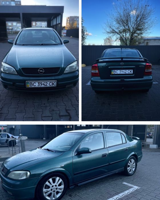 Автомобіль Opel Astra / 2001 рік / зеленого кольору
