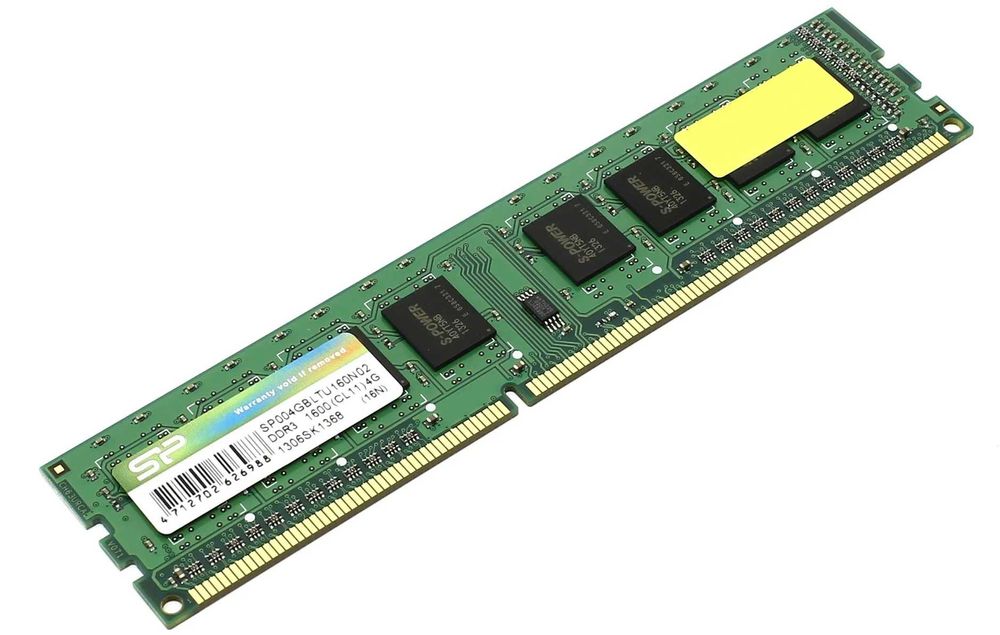 Оперативная память Silicon Power DDR3 1600MHz  SP004GBLTU160N02 4GB