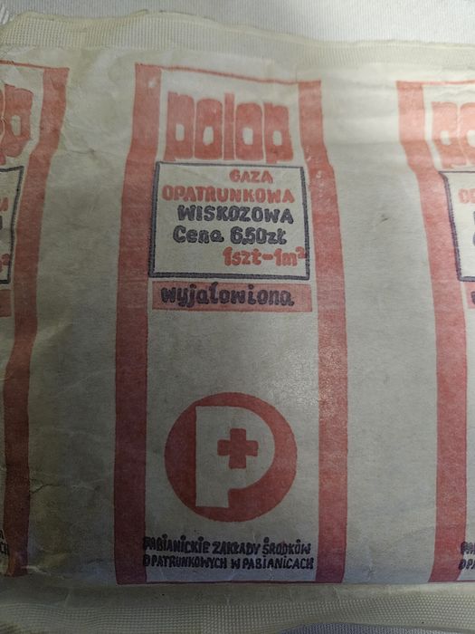 Gaza opatrunkowa  Polop PRL