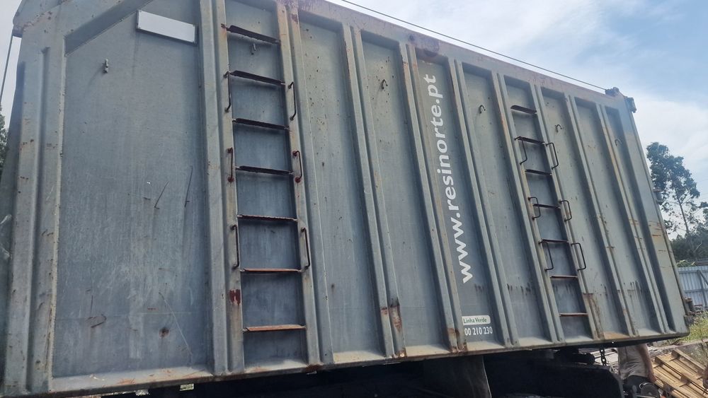 Caicha contentor basculante ferro grosso caicha para carga de ferro