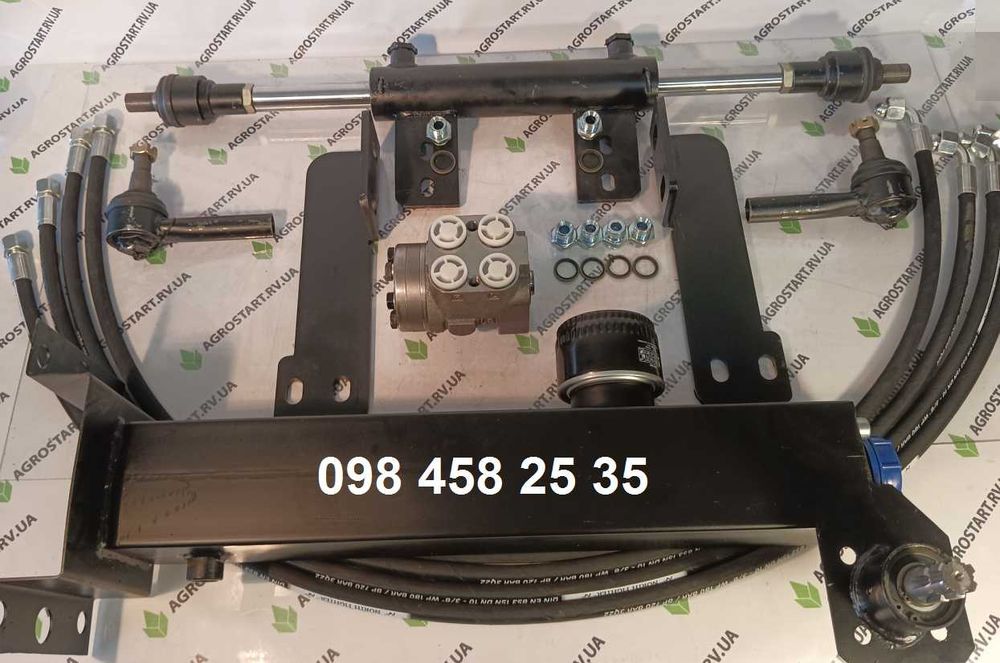 Рульове управління МТЗ-80 з двостороннім циліндром з баком