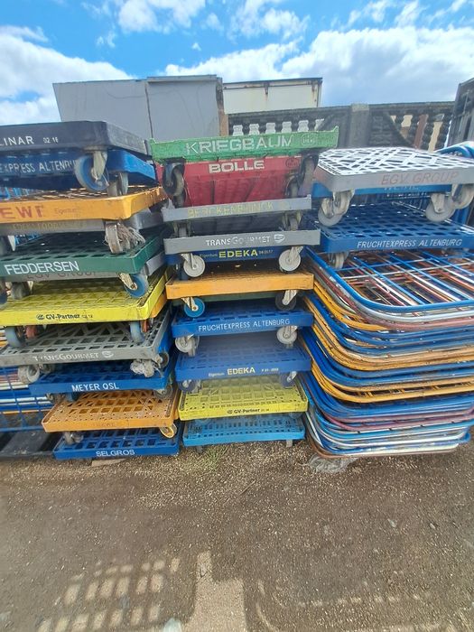 Wózek  magazynowy transportowy kosze siotkowe duża ilość