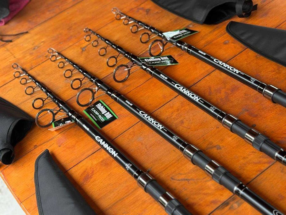 Телескопичное карповое удилище Tele Carp CANNON FR 3.6-3.9 м 3.5lbs