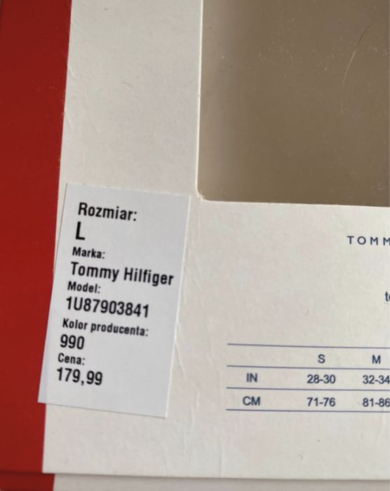 Bokserki majtki Tommy Hilfiger nowe L