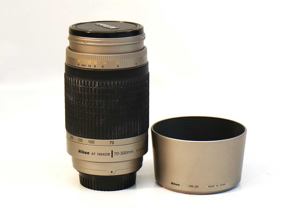 Lente Nikon AF 70-300mm objetiva em boas condições