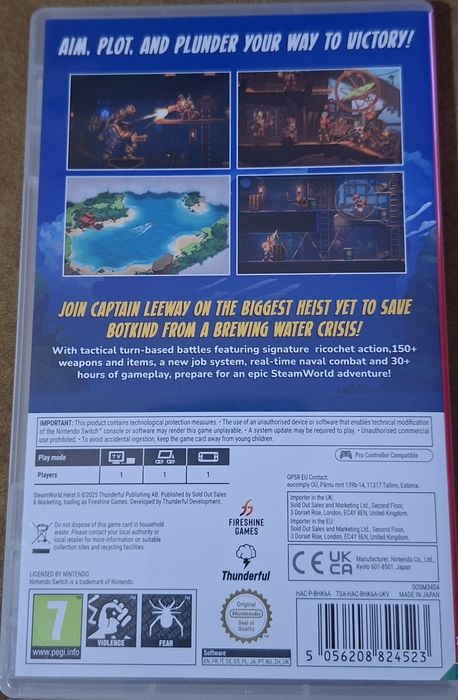 Steamworld heist 2 Nintendo switch