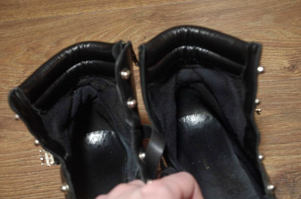 Черевики Tommy Hilfiger Leather boot made Portugal оригінал 40 розмір