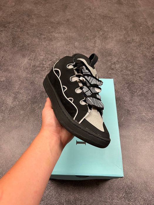 [БЕЗ ПРЕДОПЛАТ] Lanvin Curb Sneakers Black Beige