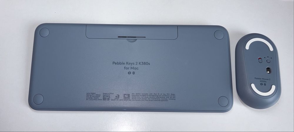 Клавіатура logitech pebble keys 2 k380s та pebble mouse 2 m350s mac