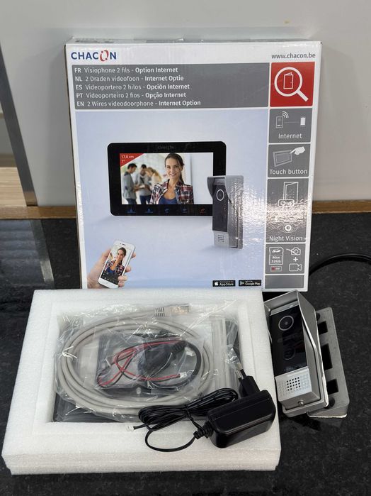 Videoporteiro IP Wi-Fi 2 FIOS LCD 7″ CHACON 34890