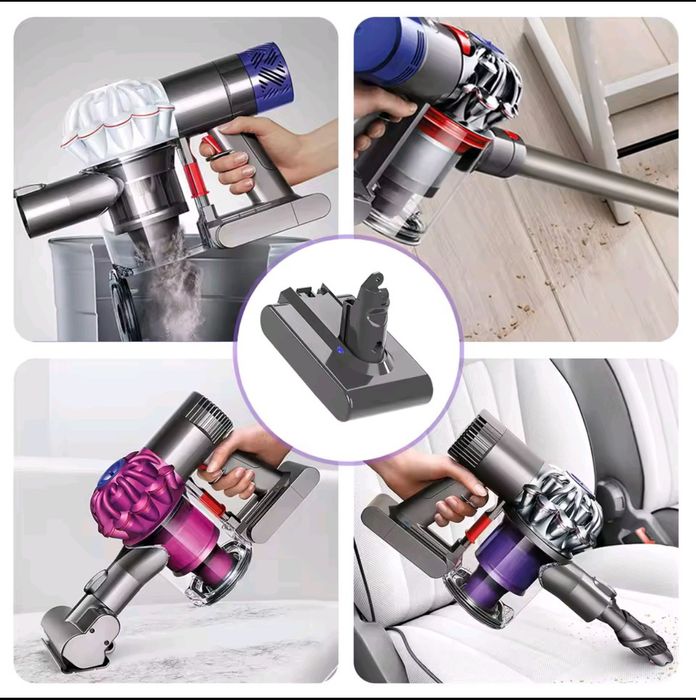 2x baterias compatíveis Dayson DC58/V6