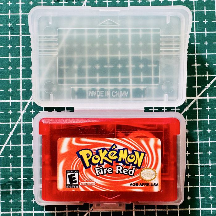 98. GBA Game Boy Advance GRA Pokémon Fire Red