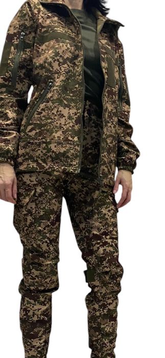 Жіноча військова тактична форма Хижак НГУ софтшел утеплена