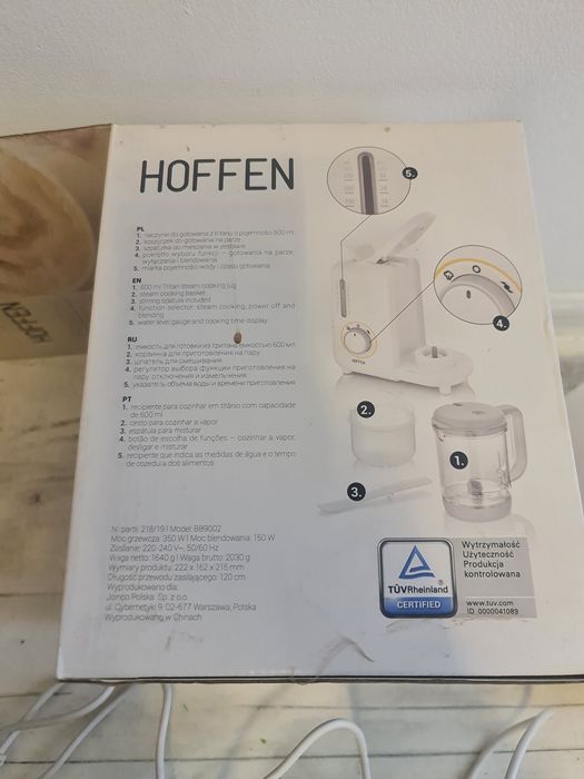 Hoffen BB9002 – Urządzenie do przygotowywania posiłków dla niemowląt |