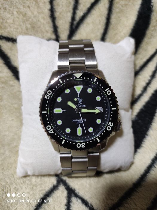 Часы наручные мужские Steeldive SD 1996, дайверы  200м.
