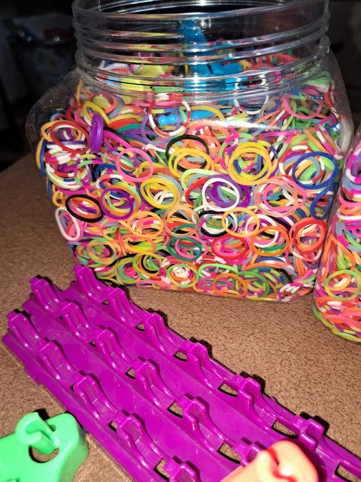 Zestaw gumki loom bands