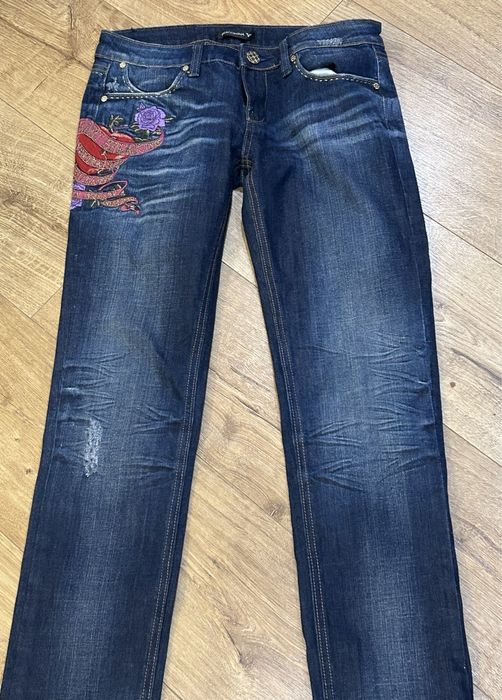 Fracomina jeansy spodnie M biodrowki