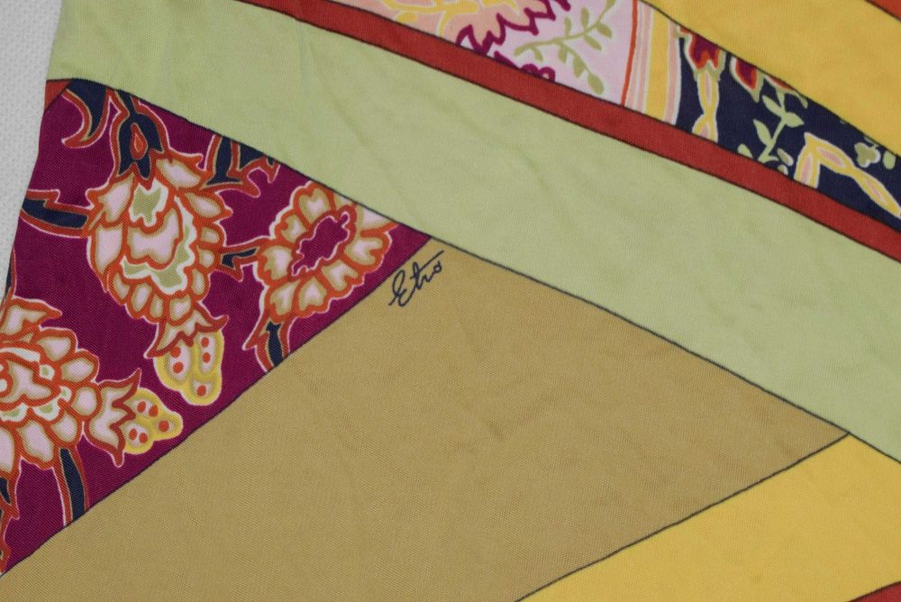 Etro piękna kolorowa bluzka boho S