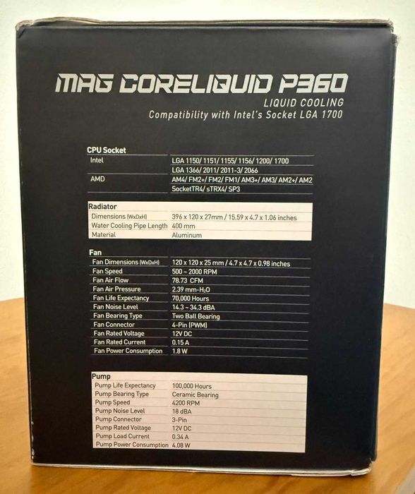 MSI MAG Coreliquid P360477926113349488641