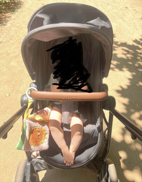 Maxi-Cosi Zelia S Trio (carro, ovo, alcofa/assento, saco) – Excelente Estado