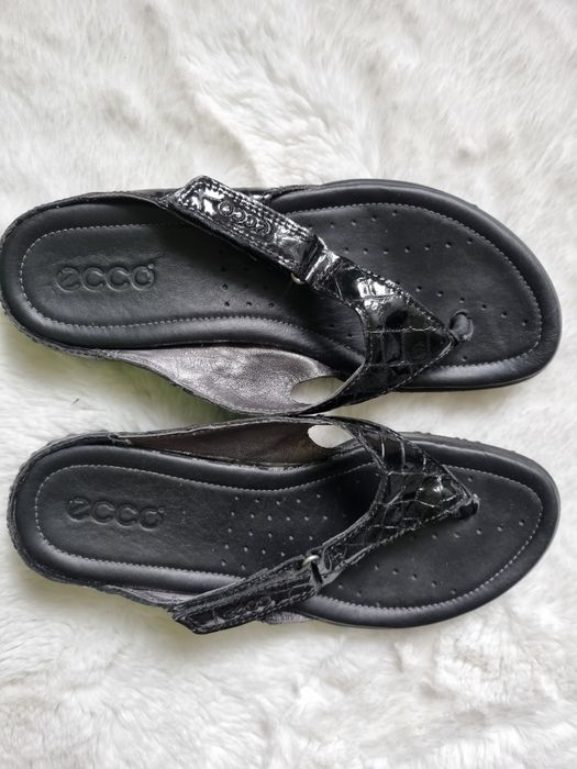 Ecco- japonki skórzane. Rozmiar 36