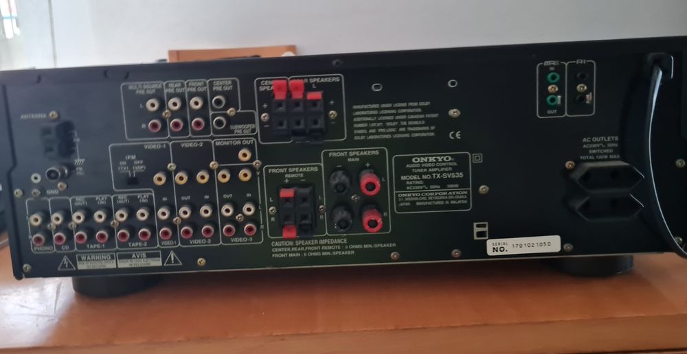Amplificador onkyo tx-sv535
