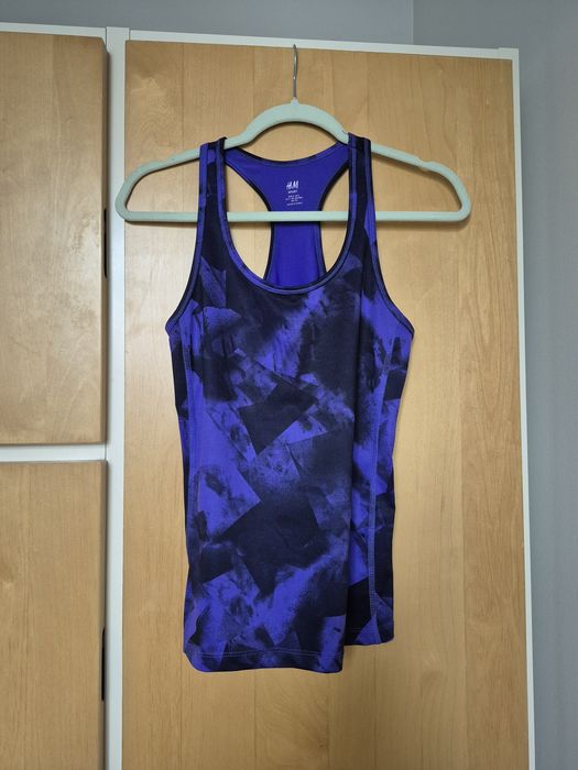 Koszulka tank top sportowy H&M sport