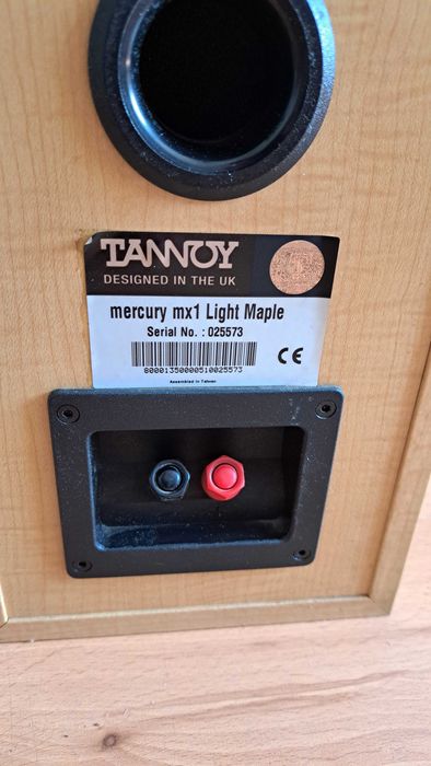 Głośniki kolumny Tannoy Mercury mx1 + głośnik centralny Mercury mxC light maple