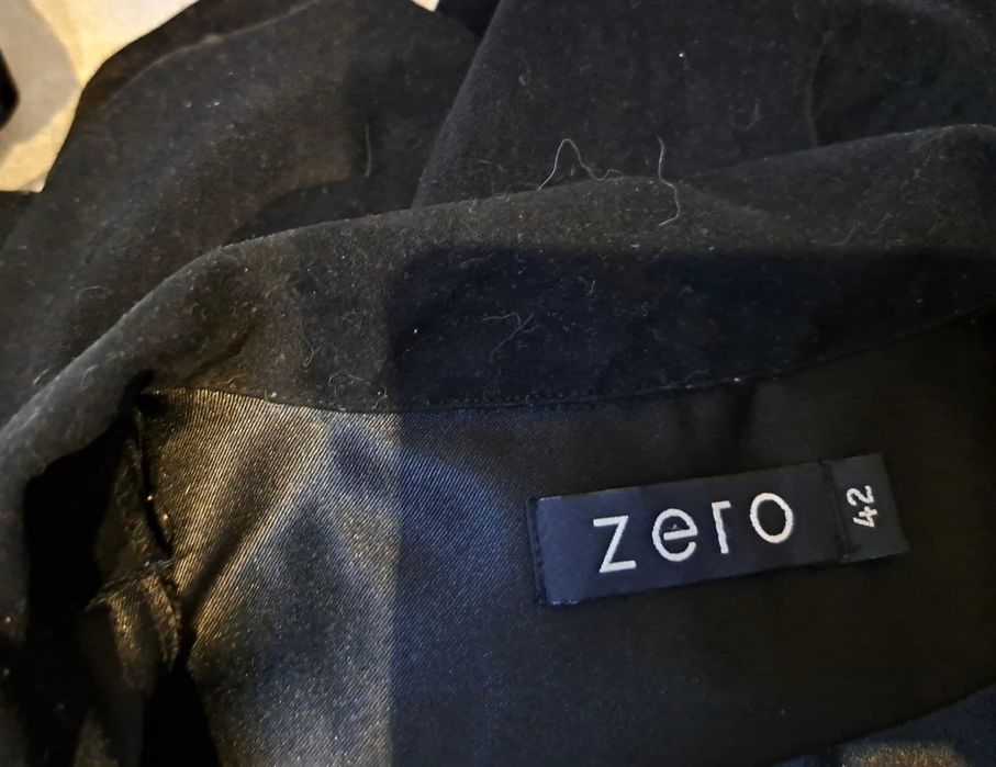 Czarna damska koszula rozpinana firmy ZERO , rozmiar XL